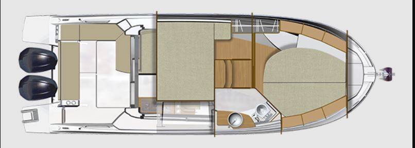 Motor boat Antares 9 OB Aurora