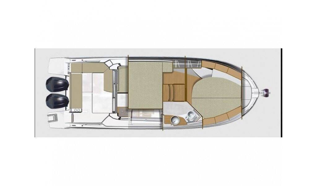 Motor boat Antares 9 OB Lolo