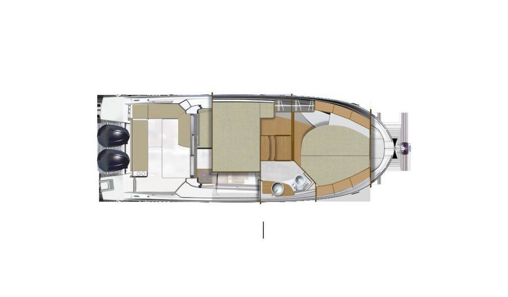 Motor boat Antares 9 OB Arya