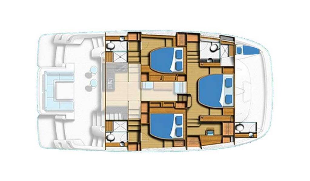Power catamaran Aquila 44 Adriatic Z