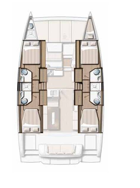 Catamaran Bali 4.2 Sail Spazio