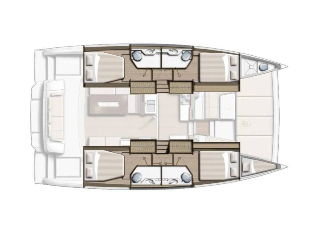 Catamaran Bali 4.2 White Pearl