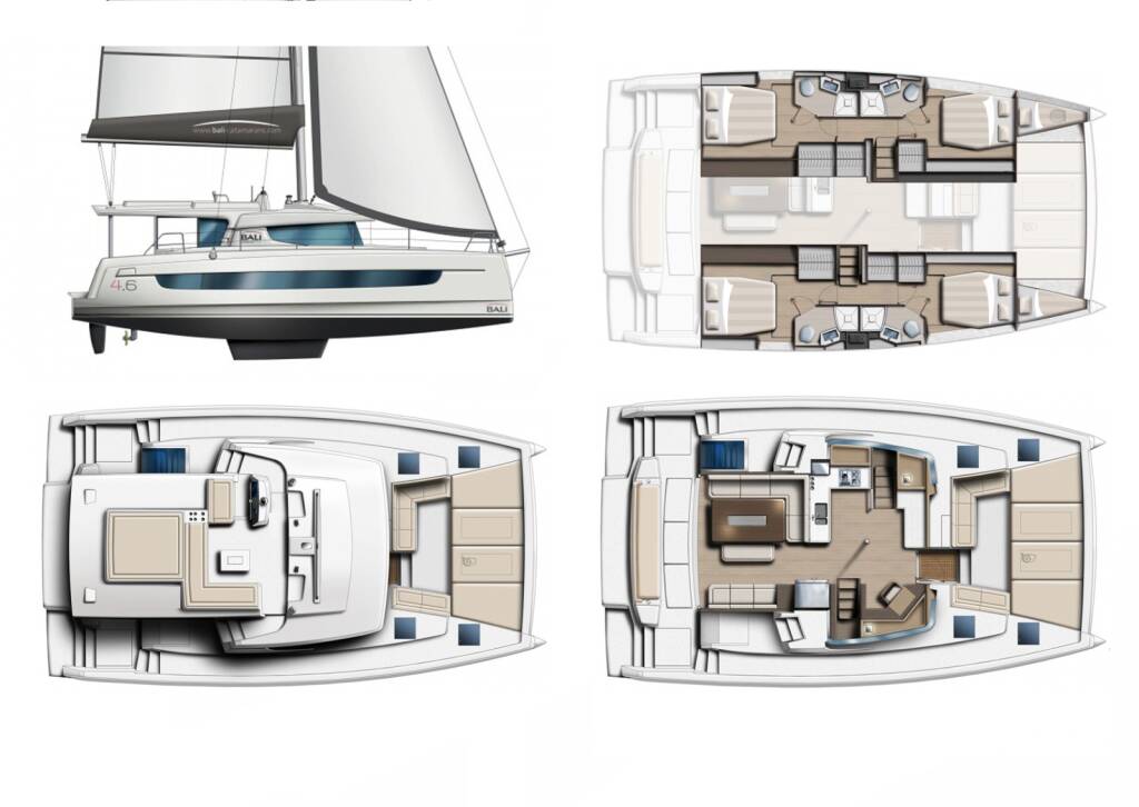 Katamaran Bali 4.6 Ediba Senior