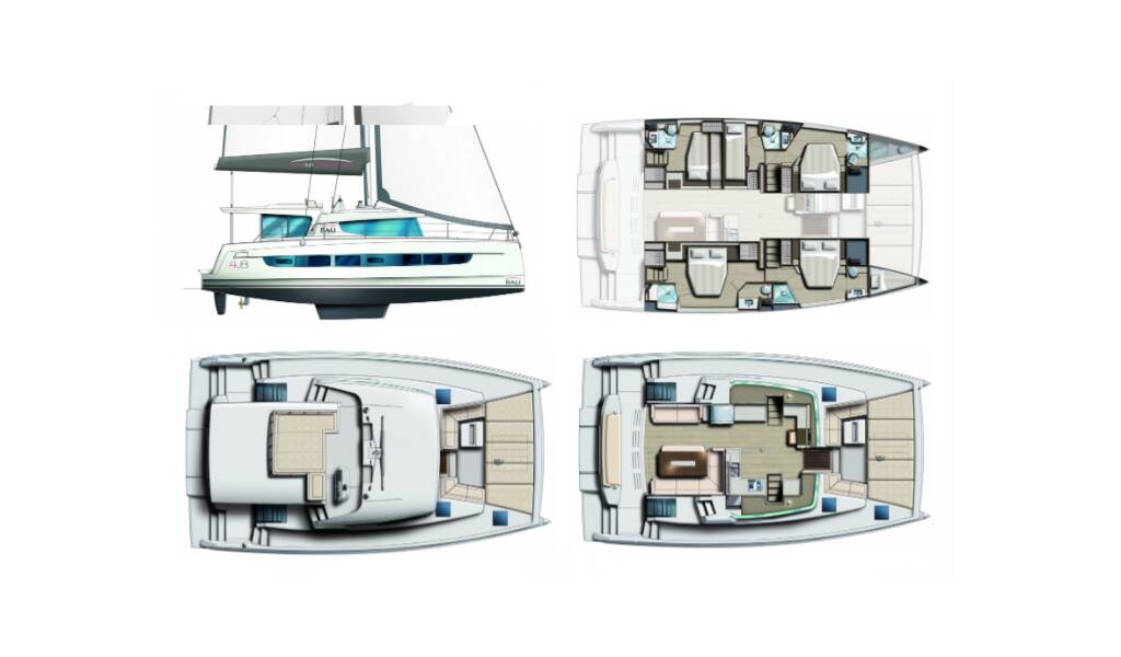 Katamaran Bali 4.8 Ediba Virgo