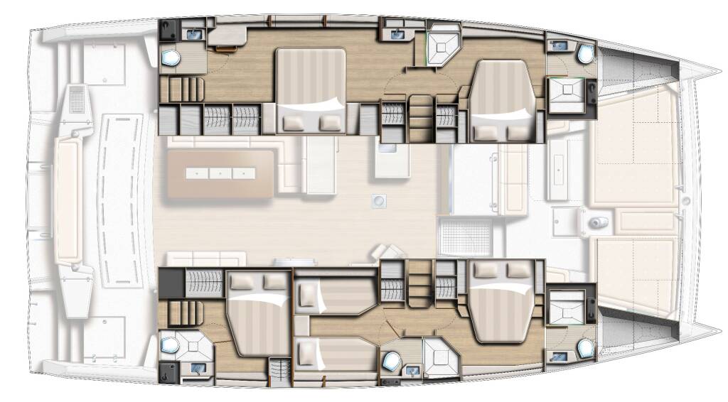 Catamaran Bali 5.4 License to Chill (crewed)