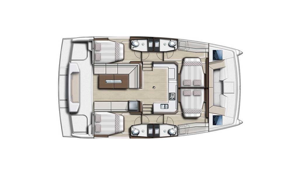 Katamaran Bali Catspace Sail Solaris