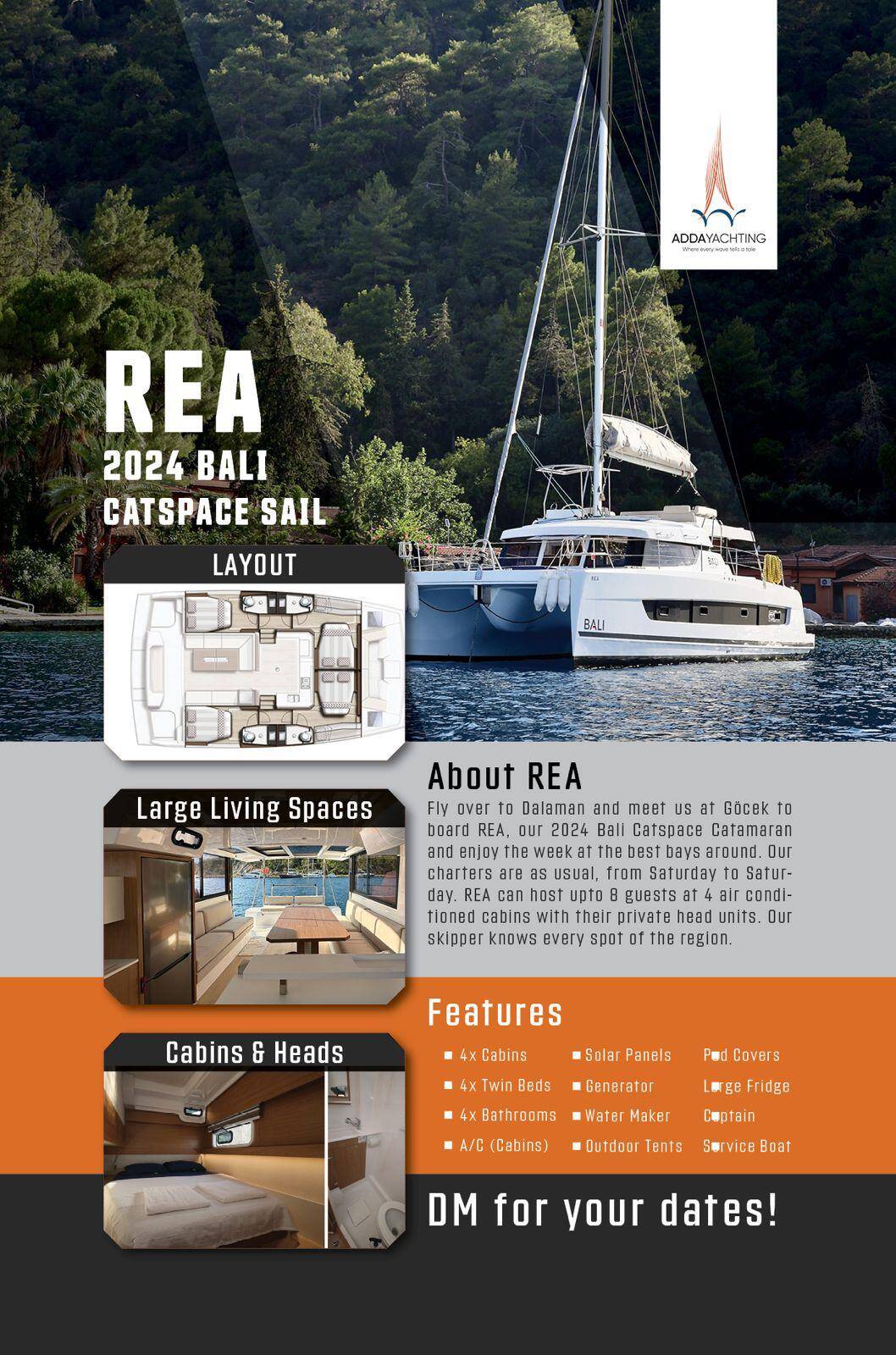 Katamaran Bali Catspace Rea