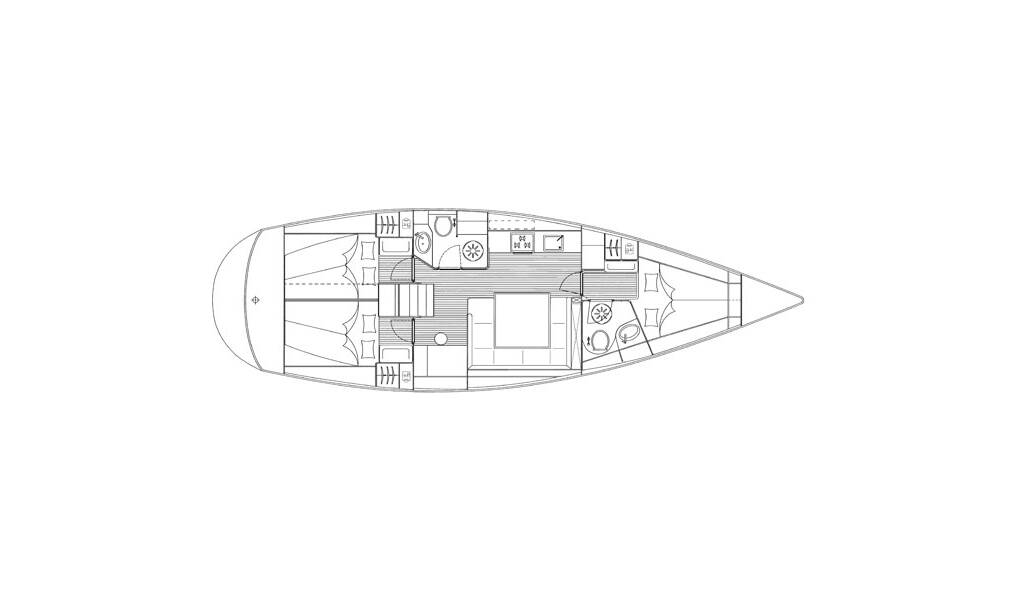 Segelyachten Bavaria 43 Cruiser Constantina