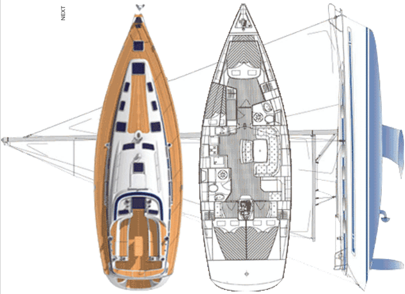 Sailing yacht Bavaria 46 Cruiser Daluz