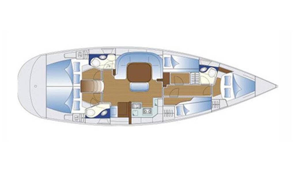 Segelyachten Bavaria 50 Kyknos
