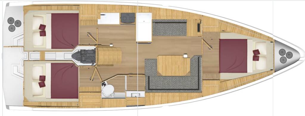 Sailing yacht Bavaria C38 Simurg
