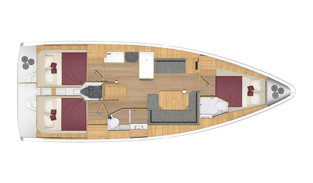Sailing yacht Bavaria C38 Cloud Rider