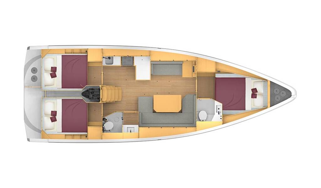 Segelyachten Bavaria C42 Lucia