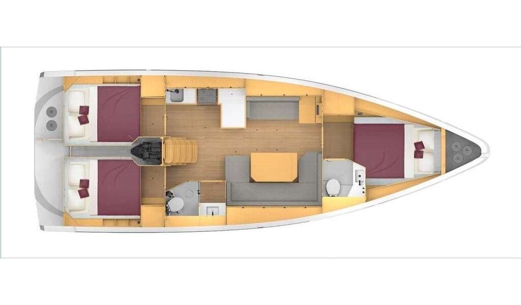 Sailing yacht Bavaria C42 Sorores