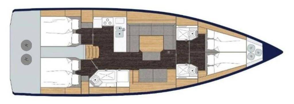 Sailing yacht Bavaria C45 Holiday A.HO.I. one