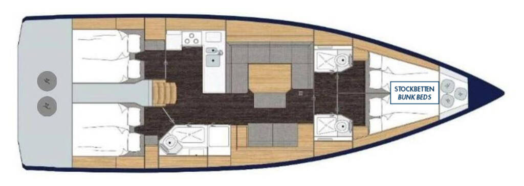 Sailing yacht Bavaria C45 Holiday A.HO.I. one