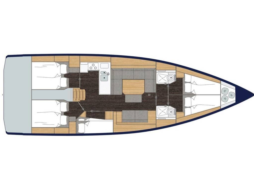 Sailing yacht Bavaria C45 Holiday ECONOMY