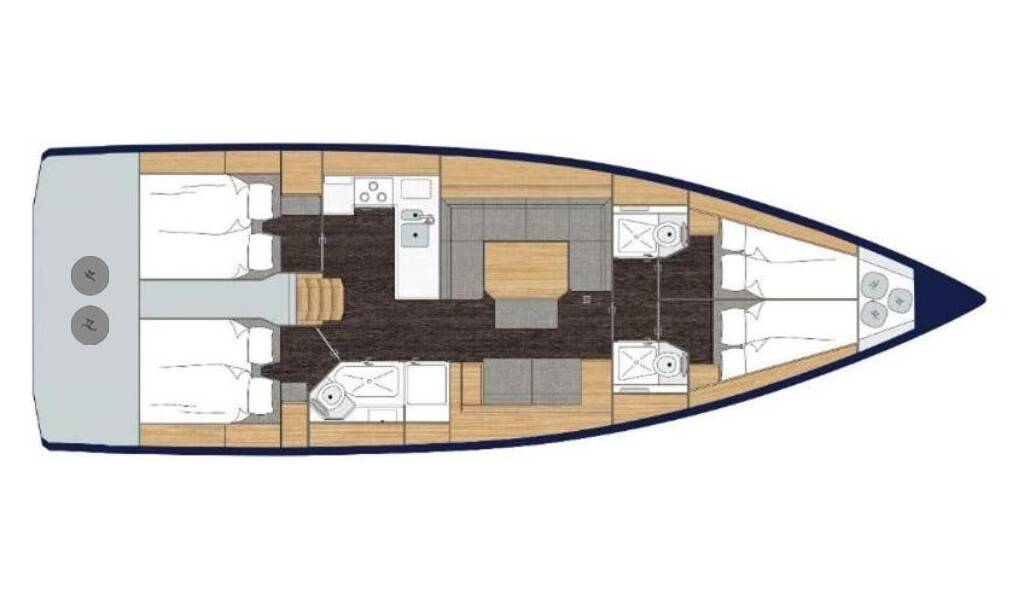 Segelyachten Bavaria C45 Holiday Indigo
