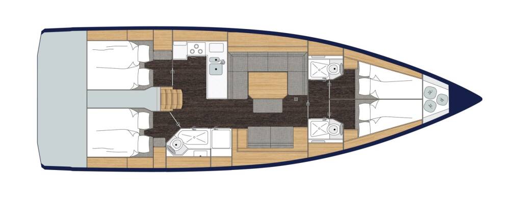 Segelyachten Bavaria C45 Dawn