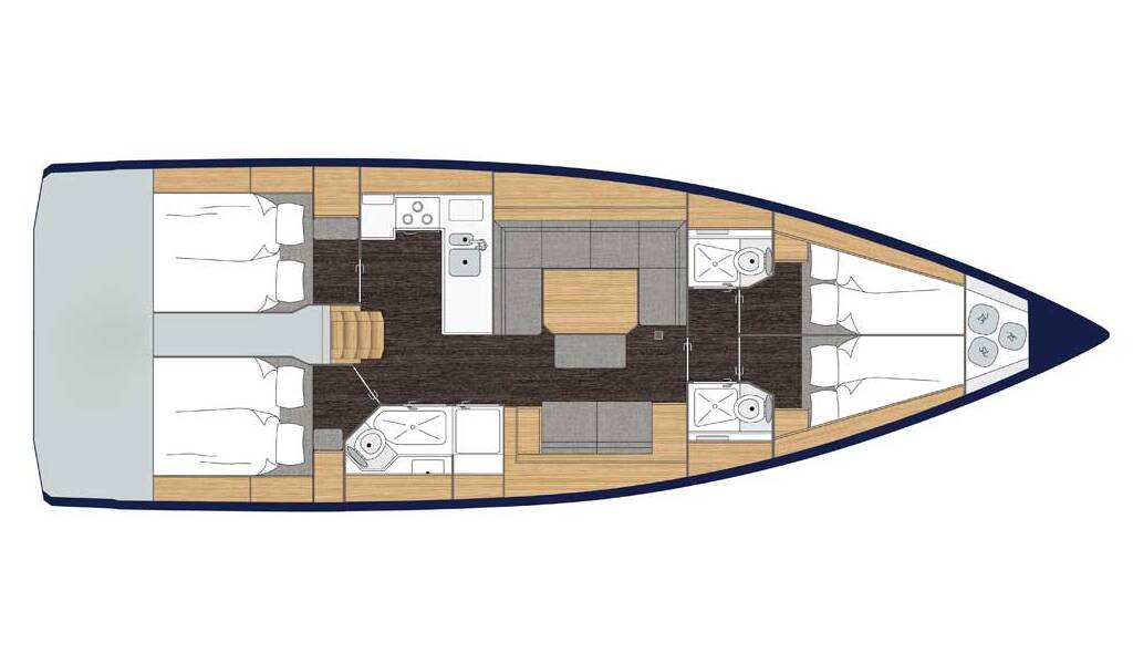 Sailing yacht Bavaria C45 Black Velvet