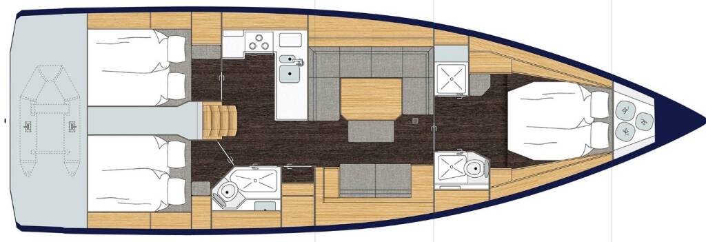 Segelyachten Bavaria C45 Blue Monkey