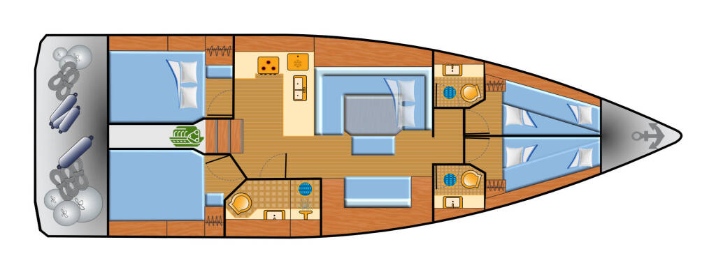 Sailing yacht Bavaria C45 Whisper