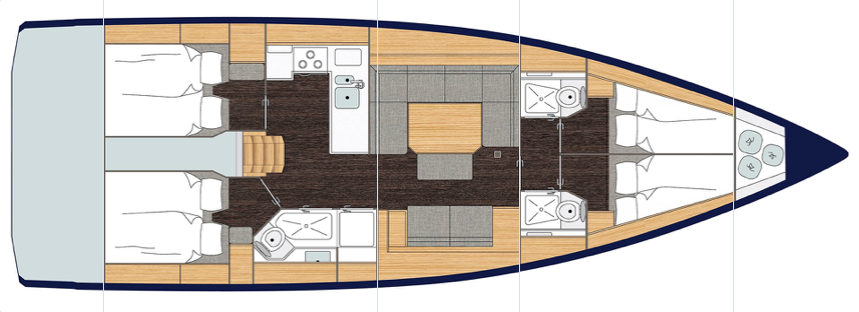 Sailing yacht Bavaria C45 Red Horizon