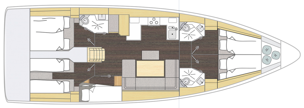 Sailing yacht Bavaria C46 Jason