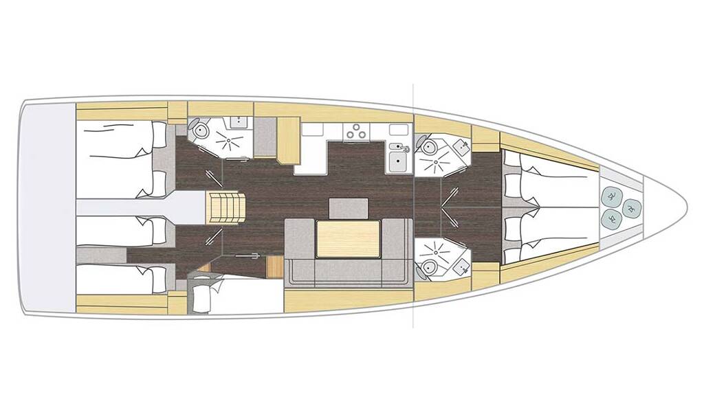 Sailing yacht Bavaria C46 Mercedes