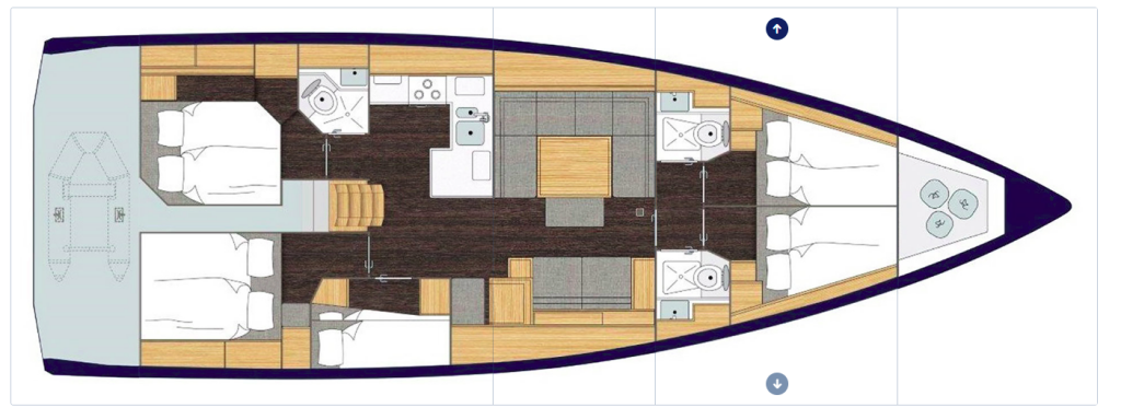 Sailing yacht Bavaria C50 Holiday Size Matters