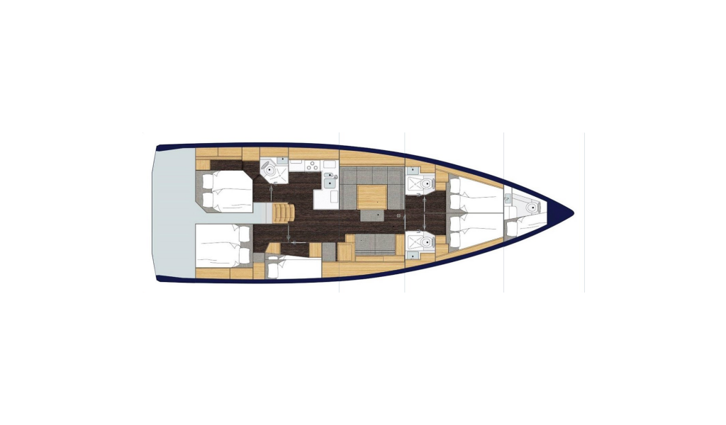 Sailing yacht Bavaria C50 El Presidente