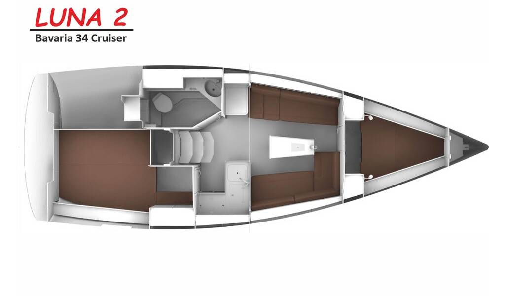 Segelyachten Bavaria Cruiser 34 Luna 2