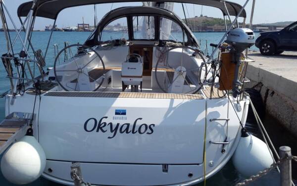 Bavaria Cruiser 46 Okyalos Lavrion, main port