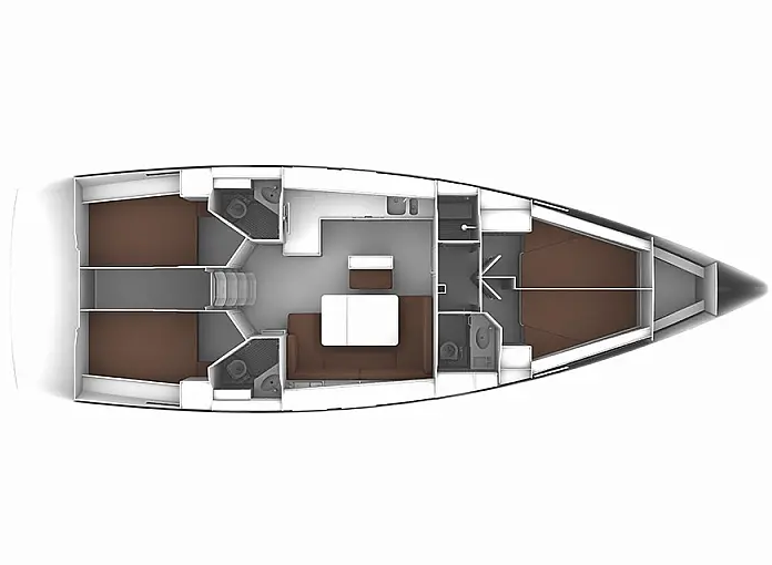 Sailing yacht Bavaria Cruiser 46 Rea