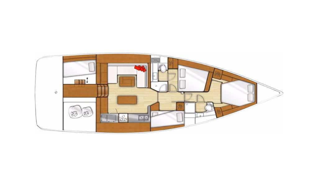 Segelyacht Beneteau Sense 50 Waypoint I