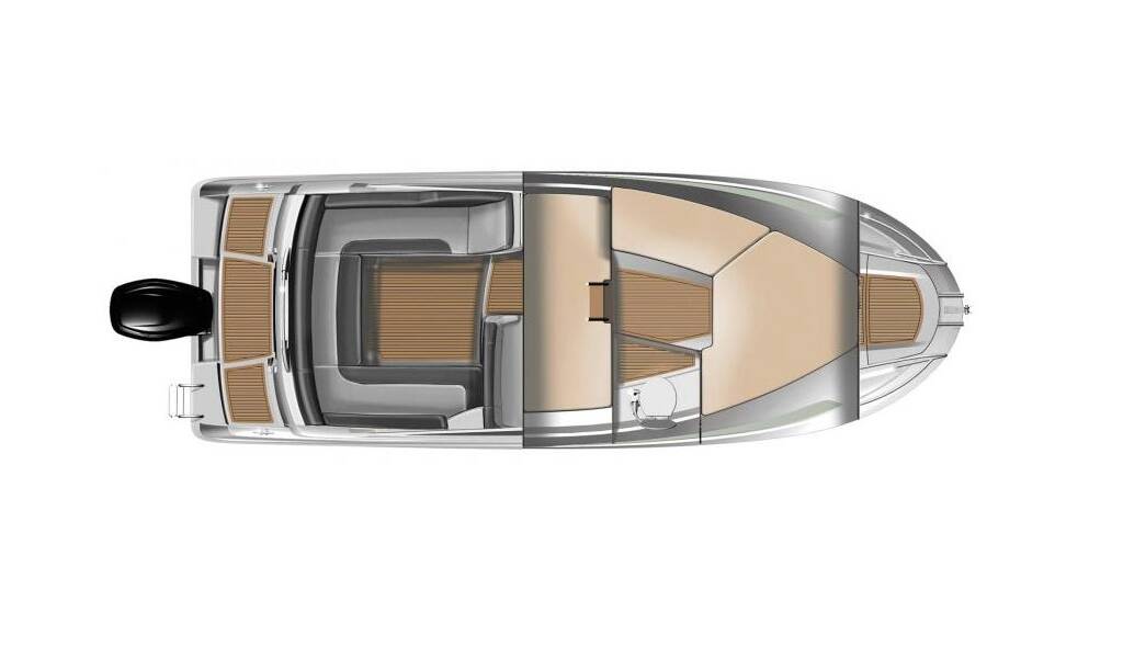 Motor boat Cap Camarat 7.5 DC Sati