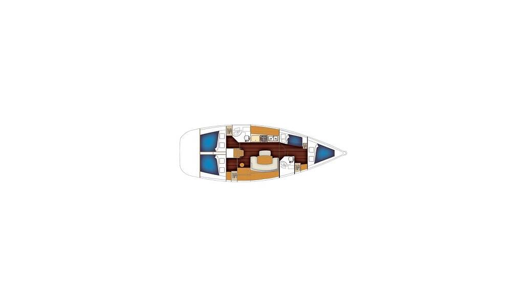 Segelyachten Cyclades 43.4 Zephyros