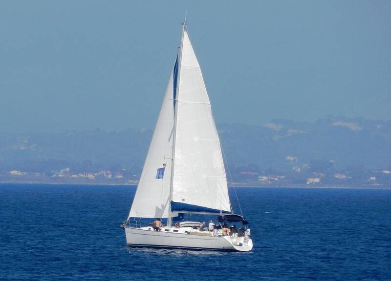 Cyclades 43.4 Zephyros Lefkas main port