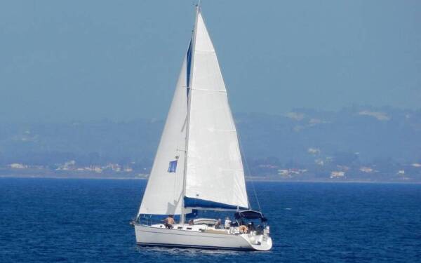 Cyclades 43.4 Zephyros Lefkas main port