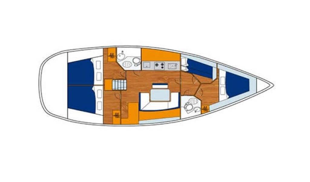 Segelyachten Cyclades 43.4 Zephyros