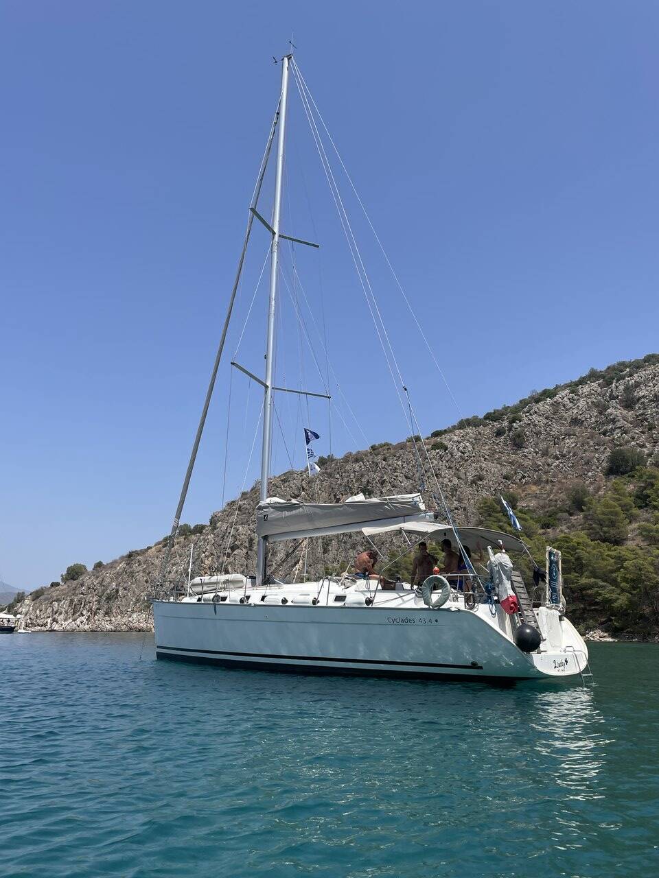 Sailing yacht Cyclades 43.4 Too Lucky