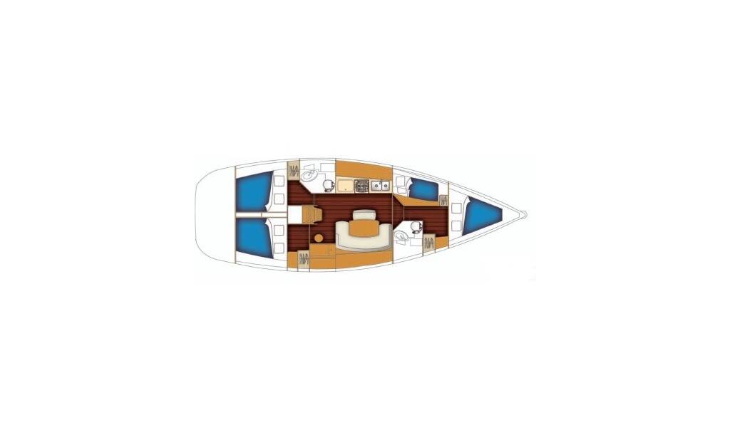 Segelyachten Cyclades 43.4 Hermes