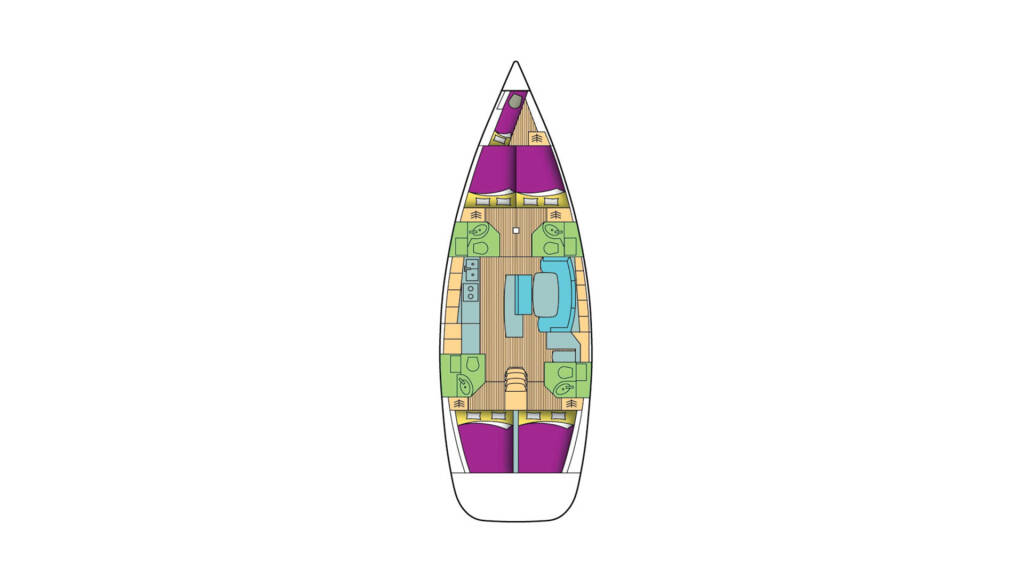 Segelyachten Cyclades 50.4 Maria