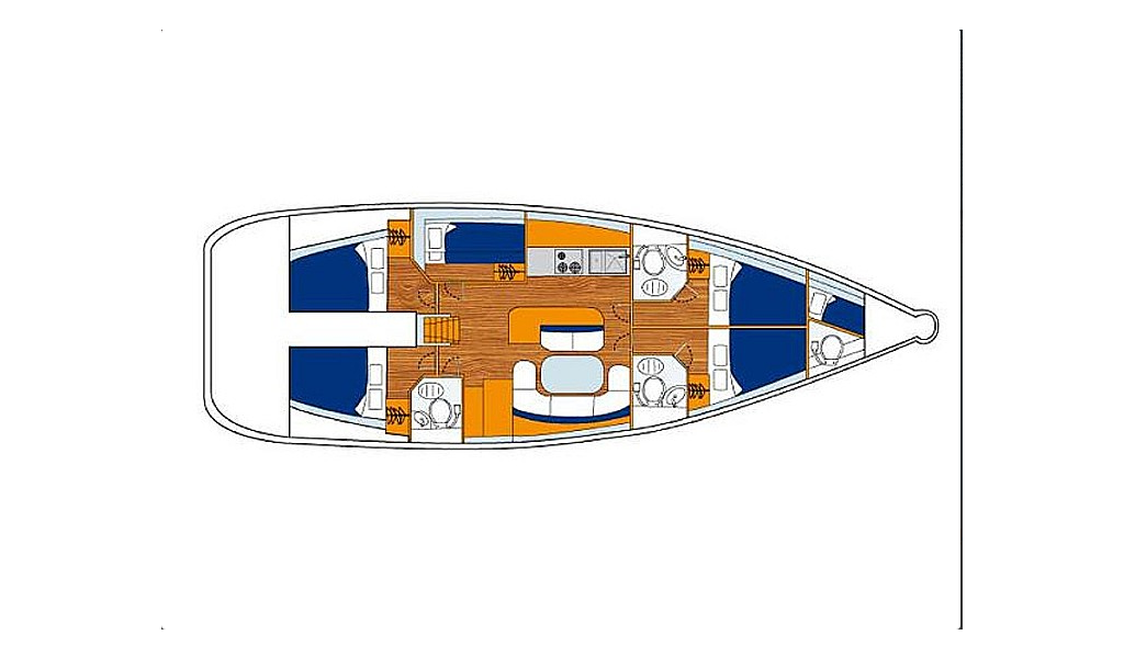 Sailing yacht Cyclades 50.5 Alegria