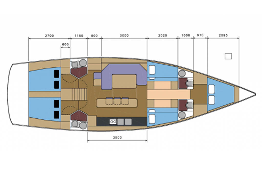 Sailing yacht D&D Kufner 54 Kaiba