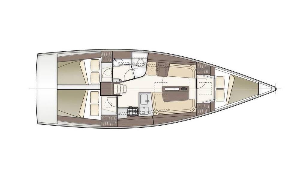 Sailing yacht Dehler 38 Redshift