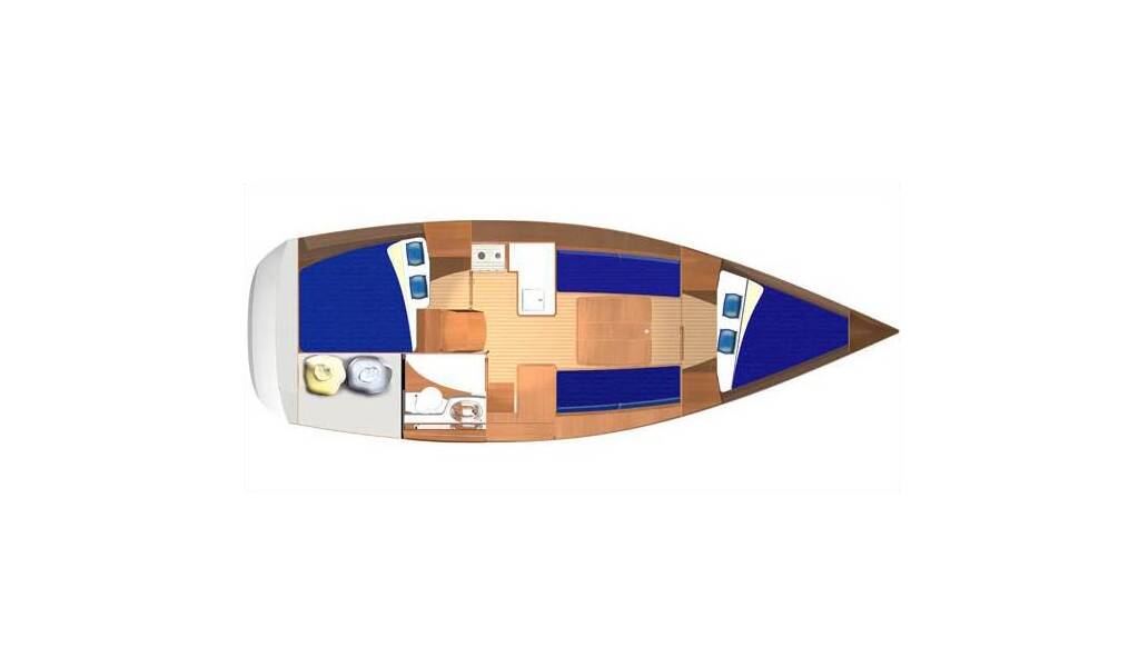 Sailing yacht Dufour 325 GL Rožmarinka