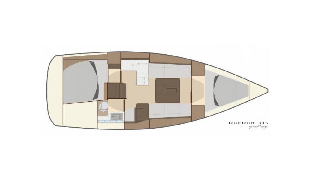 Sailing yacht Dufour 335 GL Lara