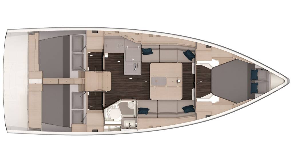 Segelyachten Dufour 37 Viridis