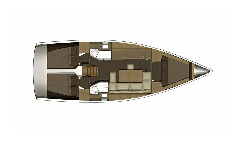 Sailing yacht Dufour 382 GL Sv. Ivan